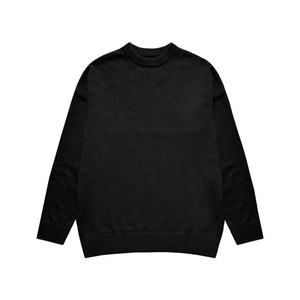 
LUNA'Black Soul Slimming' Autumn and Winter Classic Basic Knitted Round Neck Thread Sweater