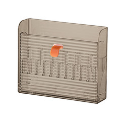 Mirror cabinet makeup brush storage box without punching compartments