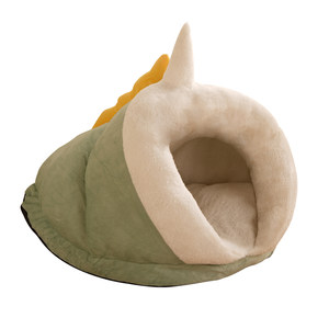 Cat's nest Winter warm semi -closed cat bed Cat supplies Litter sleeping bag four seasons universal cat tent pet bed