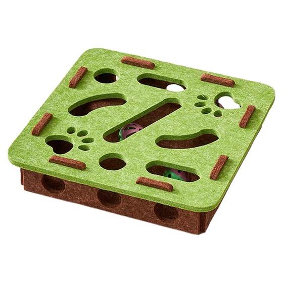 
Cat toys toys to dig music maze box puzzle self-healthy cat teasing artifact bell ball kitten teasing cat stick