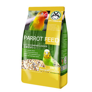 
Pet Shangtian parrot bird food five-color millet yellow millet tiger skin peony black phoenix nutritional mixed food bird food non-feed