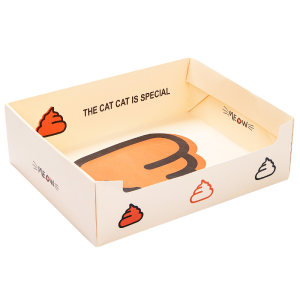Disposable cat sand pot kitten cat sand pot open portable folding cat toilet
