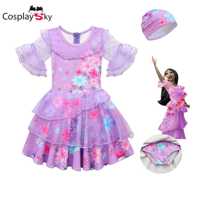 taobao agent Children's Magic Full House COS Encanto Swimsuit Swimsuit Girls Connecting Symptoms COSPLAY clothing