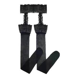 
2 pairs, come and tear it up quickly. Hand-teared disposable black stockings, women's sexy, funny, ripped, ultra-thin, and tear it up
