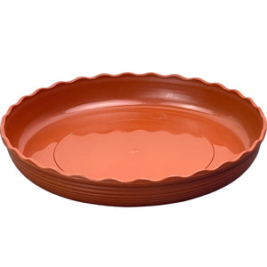 Flower pot tray deep water thickened bottom plastic drain large mobile succulent round small flower pot base tray