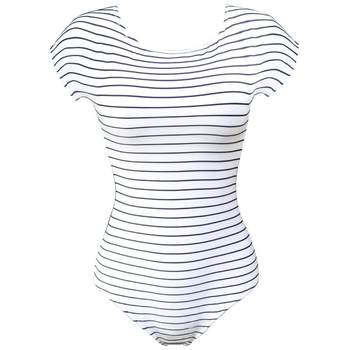 BE Fan De'an bow elegant spa one-piece swimsuit