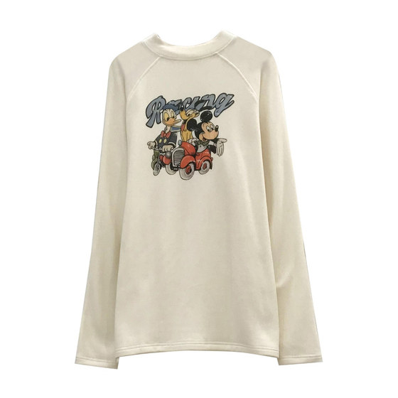 
Super soft ~ Pregnant women's autumn and winter German velvet versatile bottoming shirt top cartoon Mickey long-sleeved T-shirt round neck autumn clothing for women