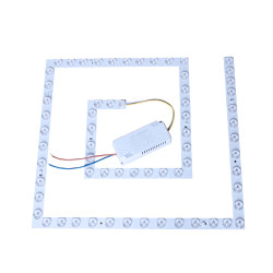 Square LED wick ceiling lamp replacement core paper lamp disk magnetic lamp sheet three-color light change light strip eye protection lamp bead