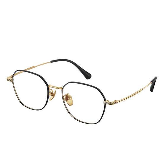 Loho pure titanium frame myopia glasses retro light luxury glasses frame polygon ultra -light glasses frame can be matched
