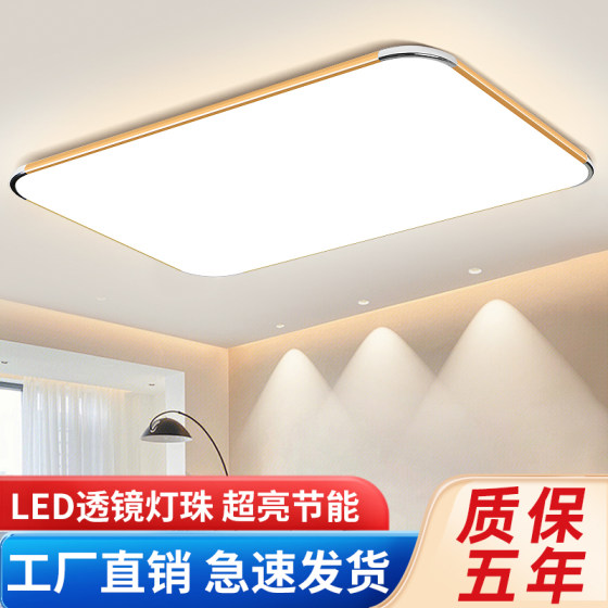 LED吸顶灯客厅灯简约现代大气家用长方形卧室灯餐厅阳台书房灯具