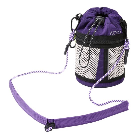 
Match the artifact dopamine contrasting color bucket shoulder bag for men and women outdoor mountain crossbody bag lanyard sports mobile phone bag