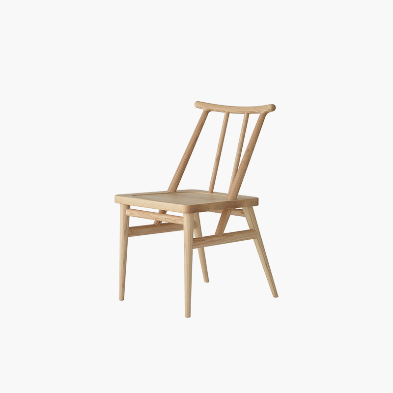梵几|竹椅（壹伍版） 简约实木餐椅靠背椅家用设计款小椅凳