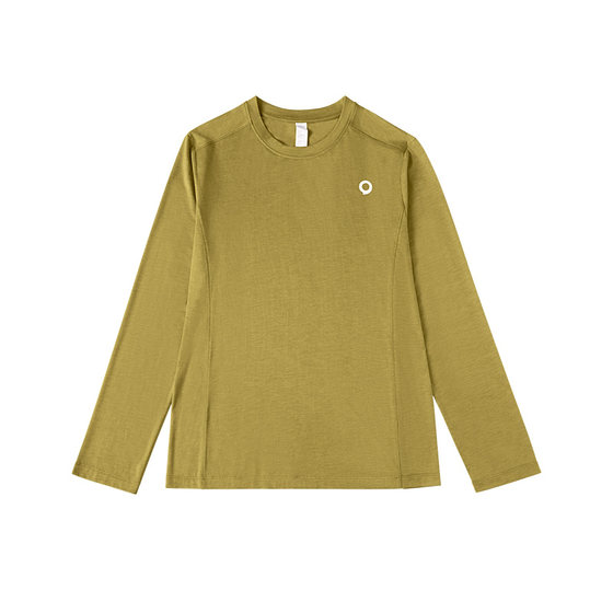 
LIREASON [Temperature-regulating T] Merino wool children's long-sleeved T-shirt spring and summer boys and girls breathable bottoming shirt