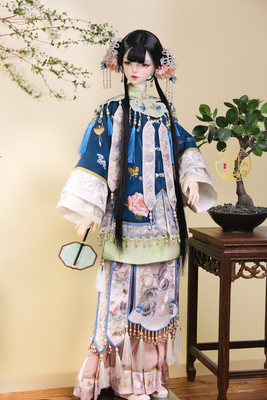 taobao agent BJD ancient style three -point baby clothes picking beaded (as of July 25)