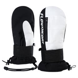 FlowTheory ski gloves with built-in wrist guards
