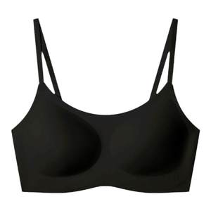 Uras Unsize Liquid Foundation Lingerie Women's Skin Tone Slim Strap Invisible Scarless Vest Bra Breathable Bra
