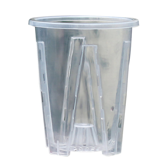Transparent Qingshan control root pots of orchid water moss Water moss. Phalaenopsis flower pot plastic breathable hollow large flower pot home use