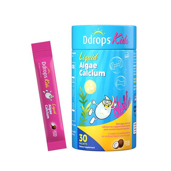 
Ddrops drop Zhuosi calcium magnesium zinc children's calcium zinc vitamin d3 baby infant seaweed double calcium liquid calcium