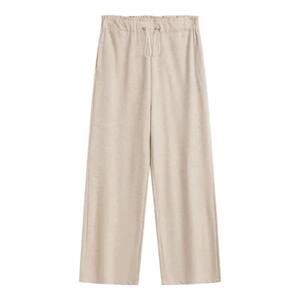 
Maternity pants, spring, autumn and winter, glutinous rice pants, loose large size casual wide-leg belly-resisting trousers, plus velvet thickened