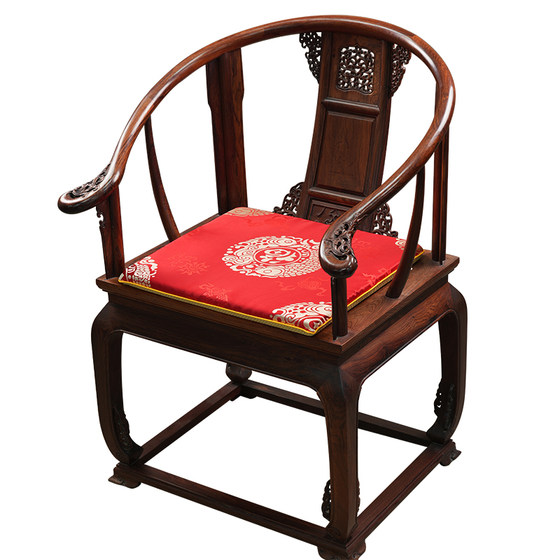 
Chinese mahogany sofa cushions dining chair washer chair Taishi chair stool seat cushion solid wood chair tea chair cushion sponge cushion