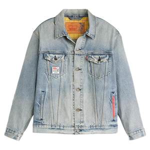 Levi's x Toy Story joint series men's retro frayed printed denim jacket 0034J