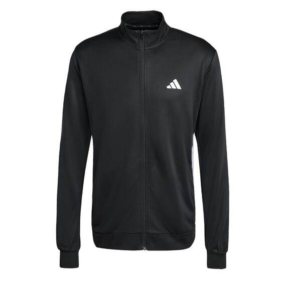 
Quick-drying contrasting color three-stripe knitted stand-up collar sports fitness jacket men's spring and summer adidas Adidas