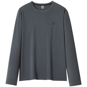 
Tantuo outdoor autumn and winter round neck long-sleeved casual clothes men's loose hiking and mountaineering sports base T-shirt