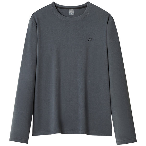 
Tantuo outdoor autumn and winter round neck long-sleeved casual clothes men's loose hiking and mountaineering sports base T-shirt