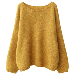 
Produced by Xiaoer [Atmosphere Sweater/Heavy Brushed] Floral Yarn/Loose Fashionable Sweater with Wool