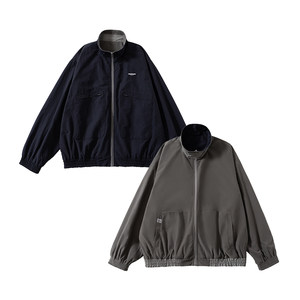 SOMENUM Forest Reversible Commuting Jacket for Men and Women Loose Casual Versatile Couple Outdoor Short Jacket