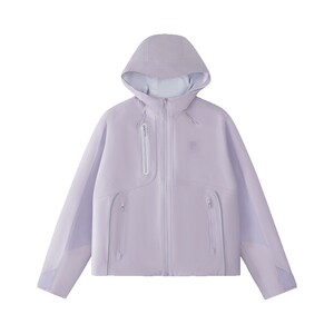 
Tian Xiwei's same series FILA FUSION woven jacket women's summer new waterproof loose hooded top