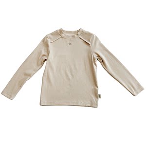 Soft, glutinous, high elastic ~ Comfortable, skin-friendly, long-sleeved T-shirt for boys, children's spring and autumn versatile top base shirt
