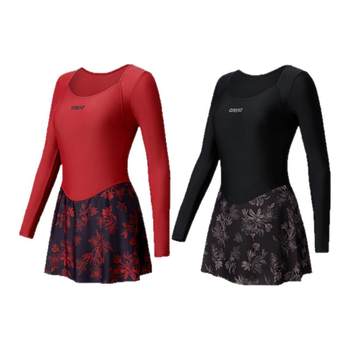 arena women's long-sleeved one-piece swimsuit