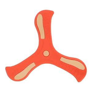 Boomerang boy parent-child toy park outdoor sports soft Frisbee boomerang soft rubber three-leaf boomerang