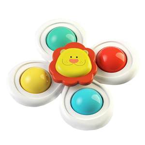 Infant children's suction rotary rotary bracelet with money can be bitten and soothe baby push dining tables, chair gyro toys
