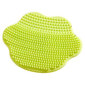 
Kechao infant shampoo brush silicone massage scalp remover baby shampoo artifact newborn baby bath and bath supplies