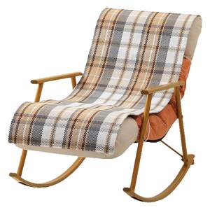 
Reclining chair rocking chair sofa cover cloth single sofa cushion cotton linen seat cushion sofa seat cushion cover anti-slip chair cushion