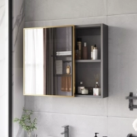 Легкий роскошный шкаф в ванной комнате для мытья пруда зеркал отдельное дерево