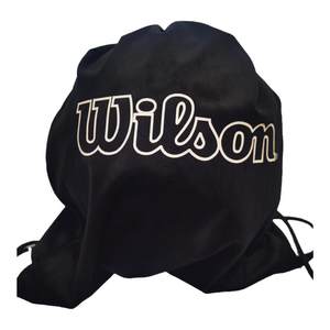 Wilsheng basketball bag authentic drawing rope puffy backpack black portable storage bag ball handbags dedicated
