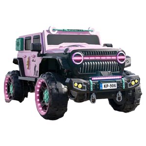 Wrangler Children's electric vehicle children can take adults four -wheel drive 4 -wheel off -road vehicle baby remote control toy parent -child car
