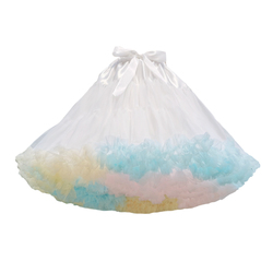 Skirt Lolita Rainbow Cloud Marshmallow Lolita Boneless Soft Yarn Daily Violence Skirt Skirt Elegant Color Summer