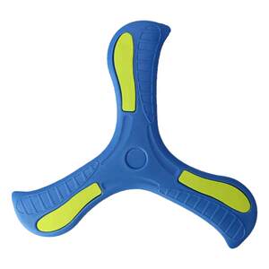 Children's hand throwing three-leaf boomerang children's frisbee toys outdoor sports power mark teaching aids software foam safety
