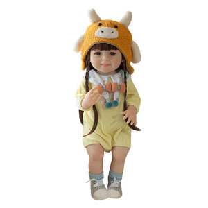 
Doris 55cm simulated baby rebirth doll doll toy girl child comfort baby sleeping doll