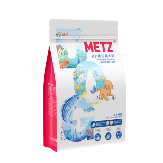 
Messy Fresh Journey Chicken Cod Double Pair Freeze-dried Full Price Adult Dog Staple Food Teddy Corgi 1.5/5kg