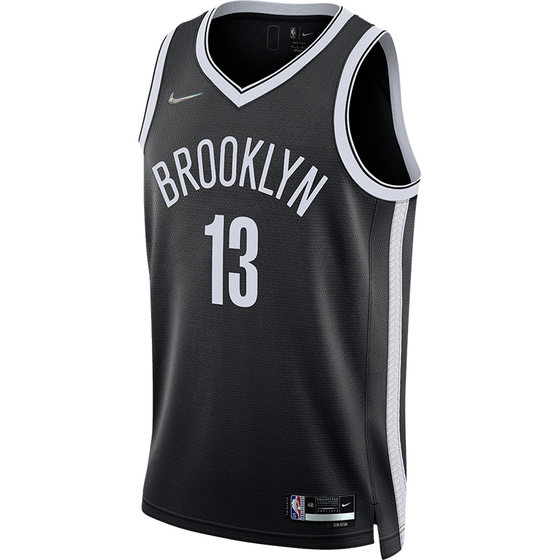 Nike/Nike official authentic Brooklyn SW fan version men's Durant jersey DB3563-010