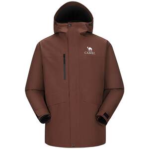 
Camel outdoor three-in-one Iwano jacket men and women's windproof waterproof jacket to Tibet travel hiking mountaineering suit