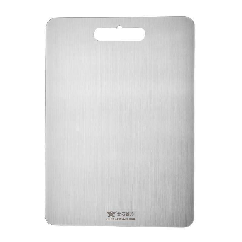 Set de 3 planches à découper Pierre Gourmet à effet granit avec supports en acier inoxydable