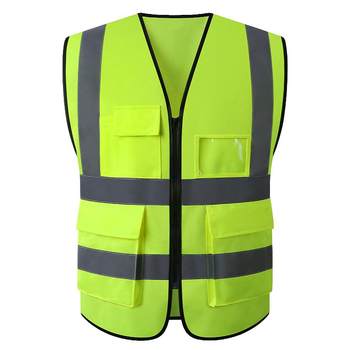 Reflective safety vest large size larger and fattening