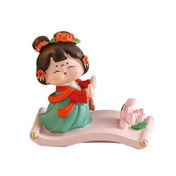 National trend Tang Dynasty lady's work station mobile phone holder desktop ornaments