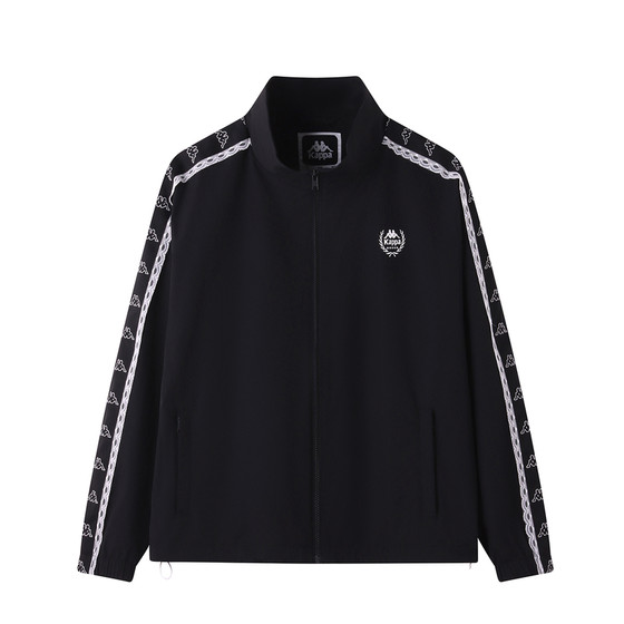 
Kappa Kappa Classic Label Stand Collar Sweater Women's Cardigan Spring New Outdoor Sports Jacket Coat Women's Top